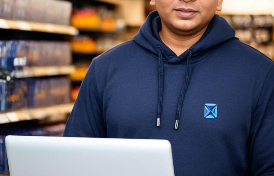 A Man Using Accounting Software Free